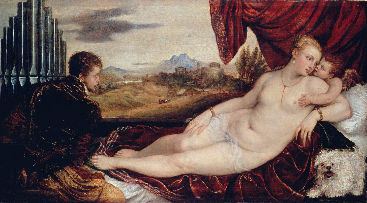 Venus with the Organ Player (circa 1550)
