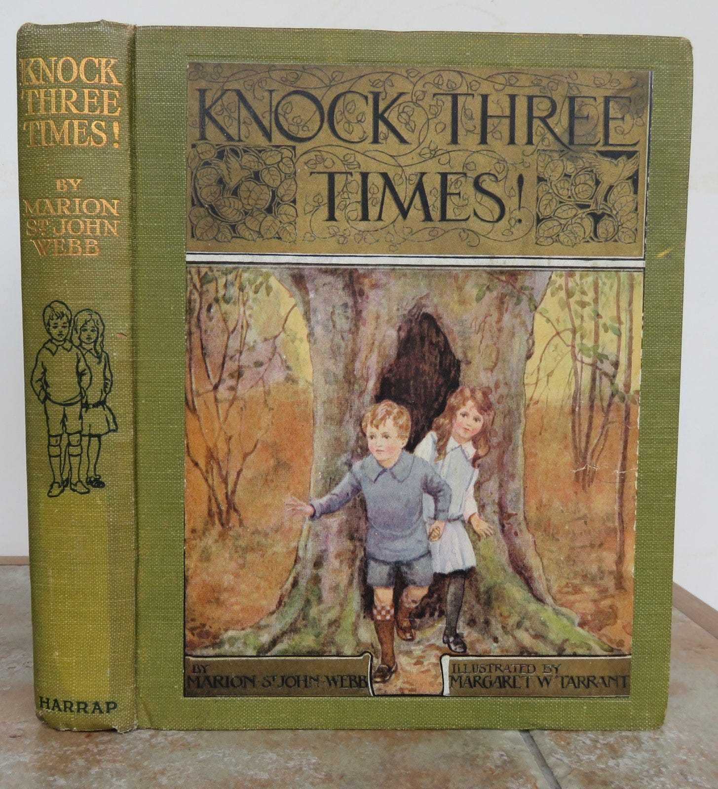 KNOCK THREE TIMES! par TARRANT, Margaret (illustrator). Story by Mrs St. John  Webb.: Very Good Hardcover (1919) | Roger Middleton P.B.F.A.
