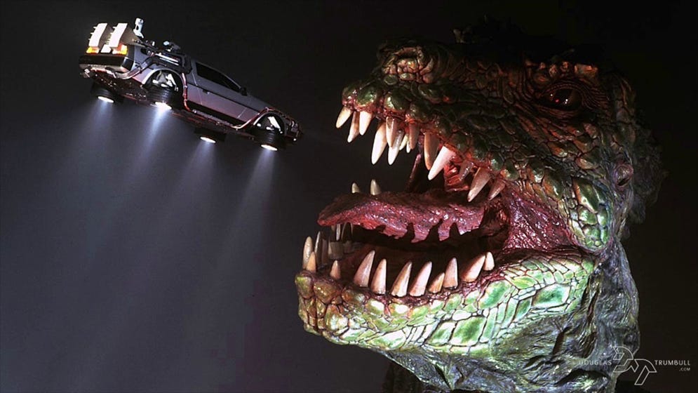 Tyrannosaurus rex in Back to the Future The Ride Universal