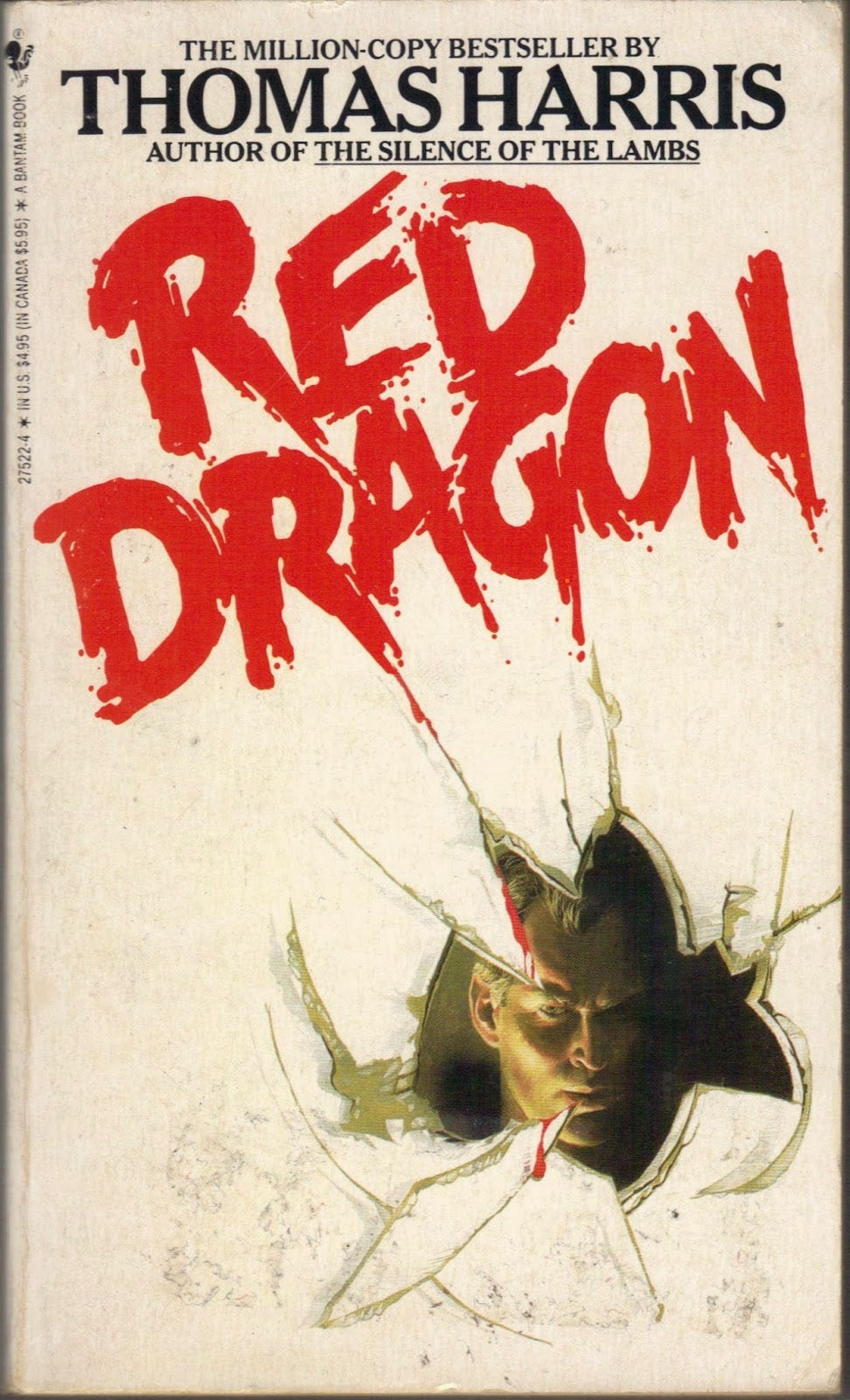 Too Much Horror Fiction: Red Dragon by Thomas Harris (1981): Terror the  Human Form