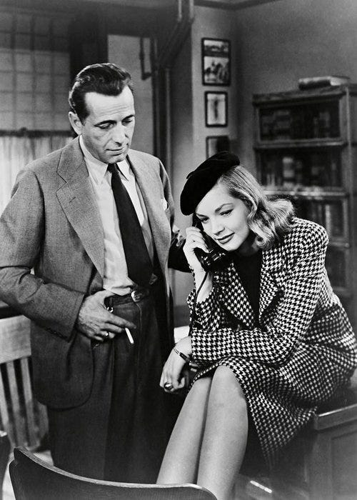 LAUREN BACALL and HUMPHREY BOGART in TO HAVE AND HAVE NOT -1944-.  Photograph by Album