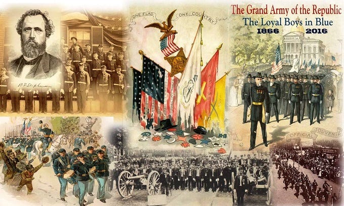 Poster Celebrating 150th Anniversary of Grand Army of the Republic