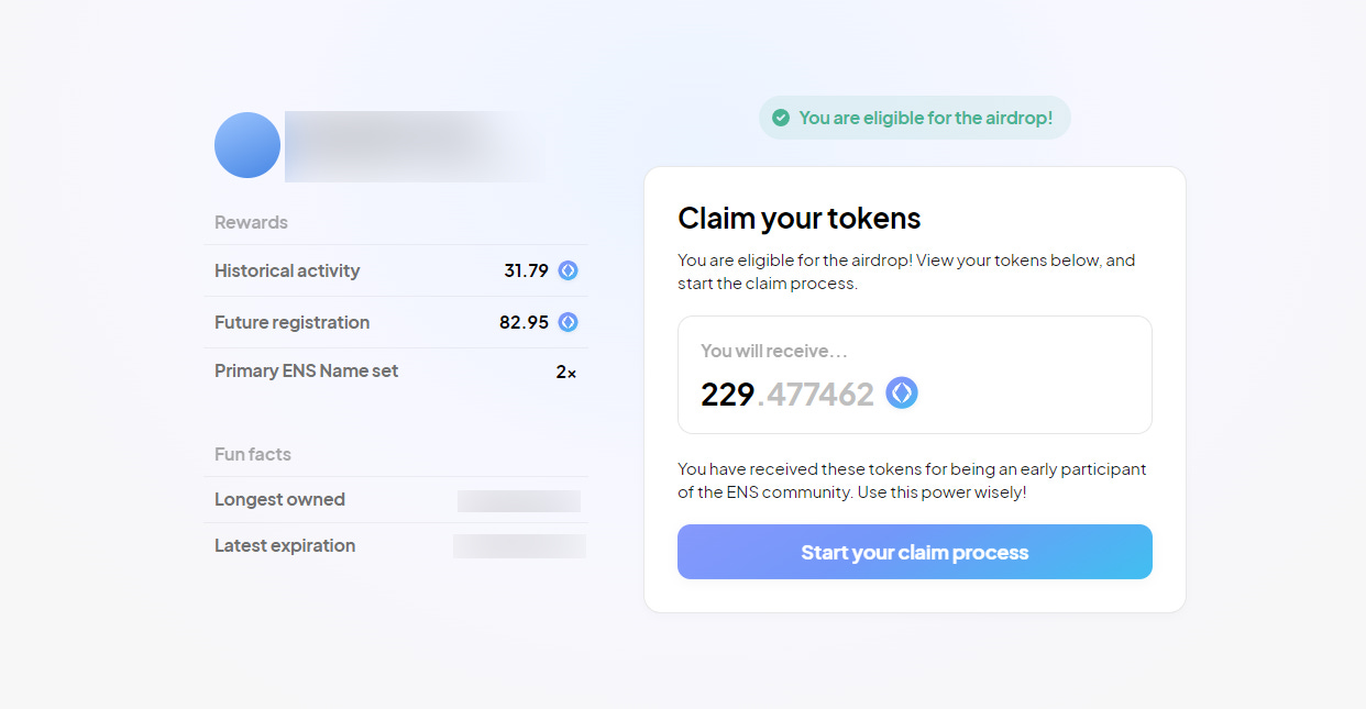 Here's how to claim your ENS airdrop and delegate your tokens | by  Stakingbits | Medium
