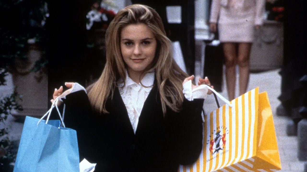 Cher shopping on Rodeo drive in Clueless