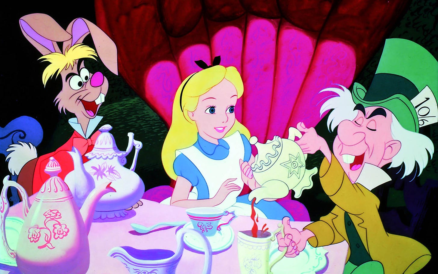 Alice In Wonderland Cartoon HD Desktop Backgrounds - All HD Wallpapers