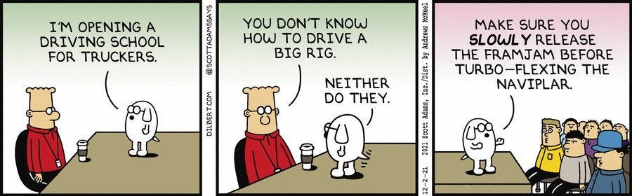 Dogbert&#39;s Driving School - Dilbert Comic Strip on 2021-12-02 : r/dilbert