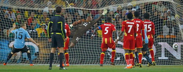 Uruguay come back from dead, wrest penalty lottery from...
