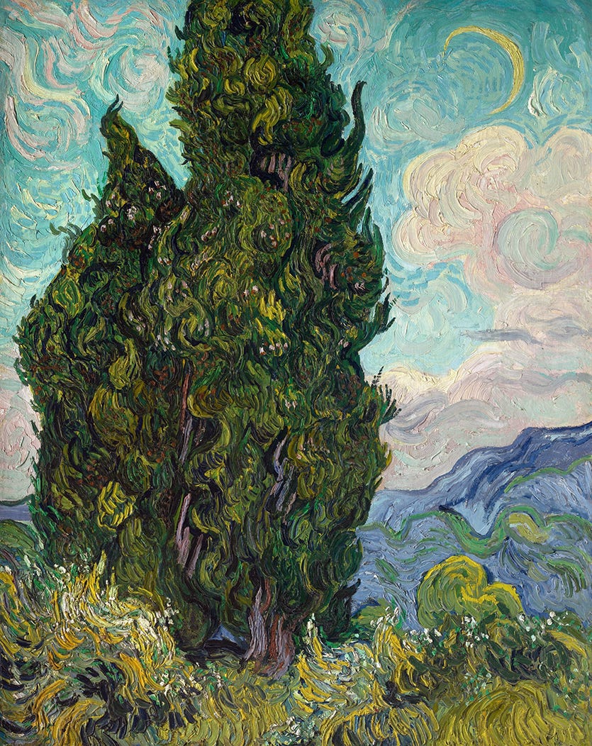 Cypresses (1889)