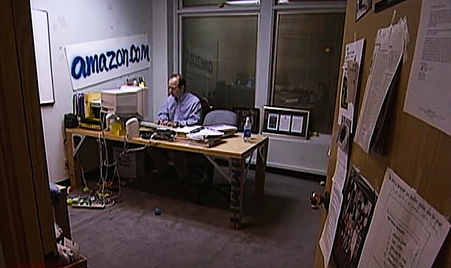 ⚡Photo of Jeff Bezos in 1999. Think about this the next time you ...