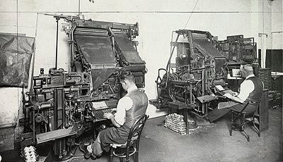 Linotype machine - Wikipedia