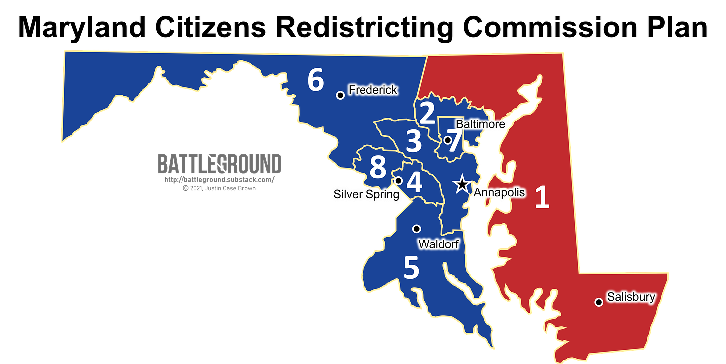 Maryland Redistricting Map