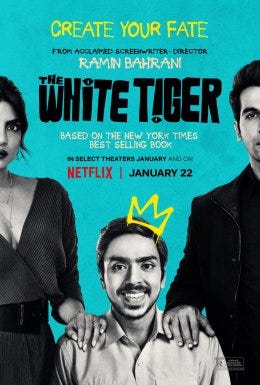 Image result for white tiger movie