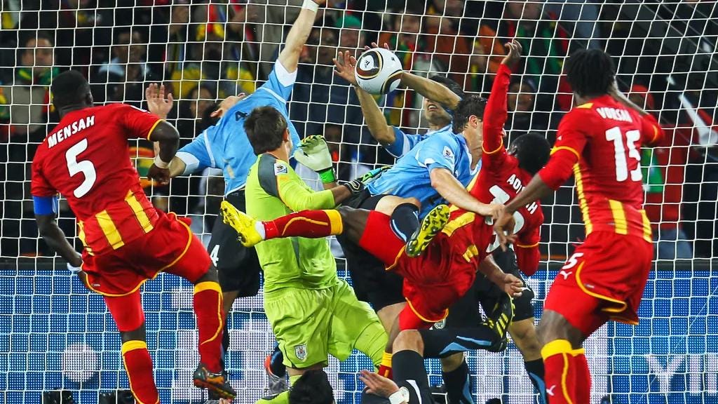 A controversial classic: When Ghana met Uruguay in 2010
