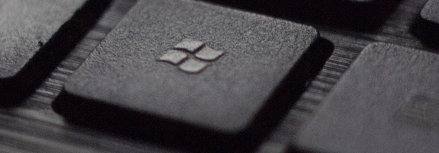 Windows Logo on a Keyboard Key