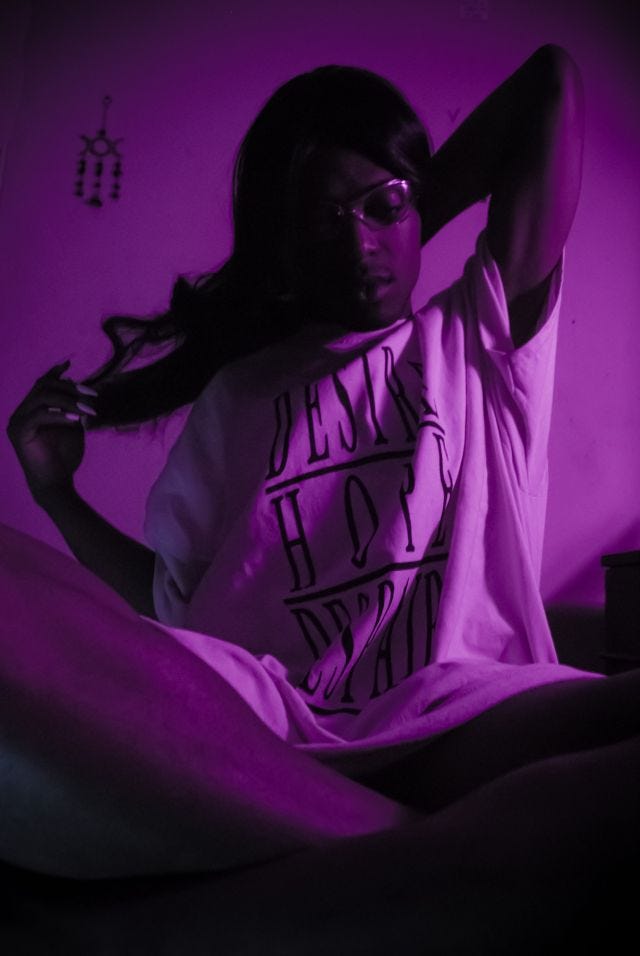 @djdelish in her DHD variant tee