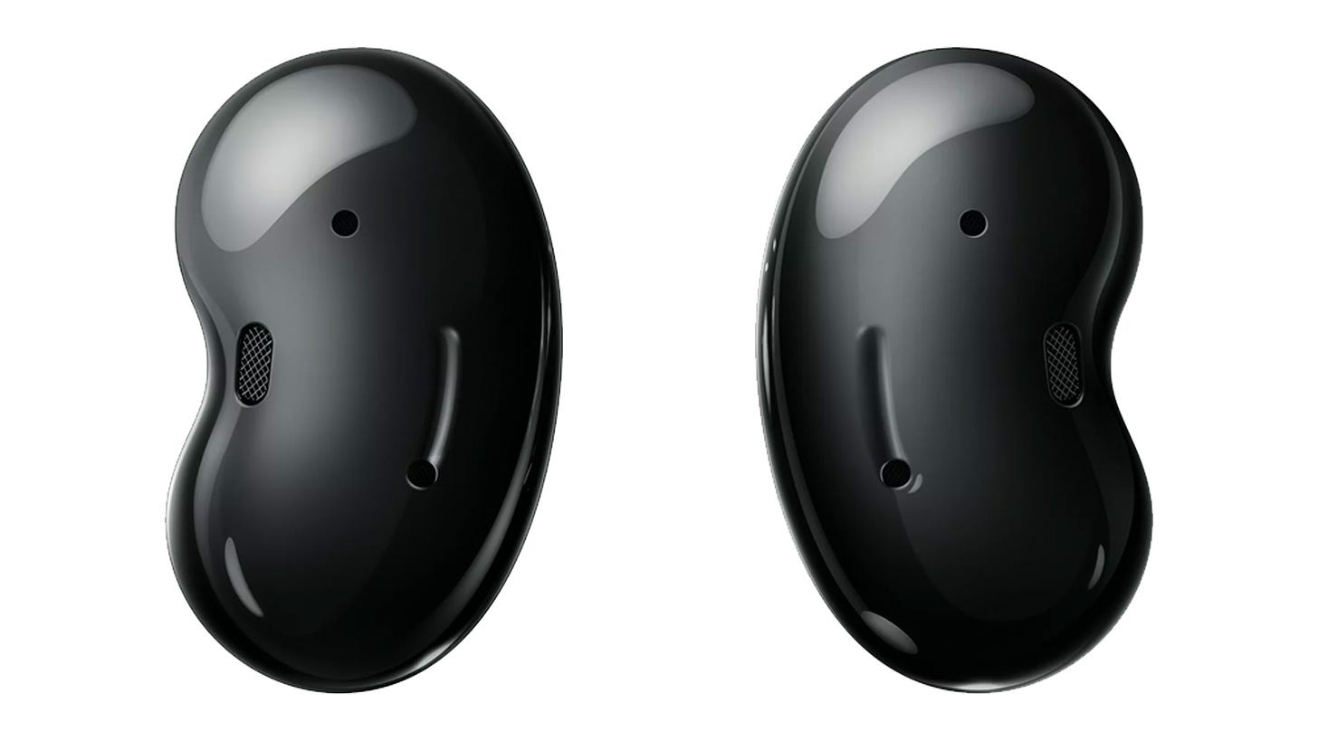 Samsung Galaxy Buds Live on a white background