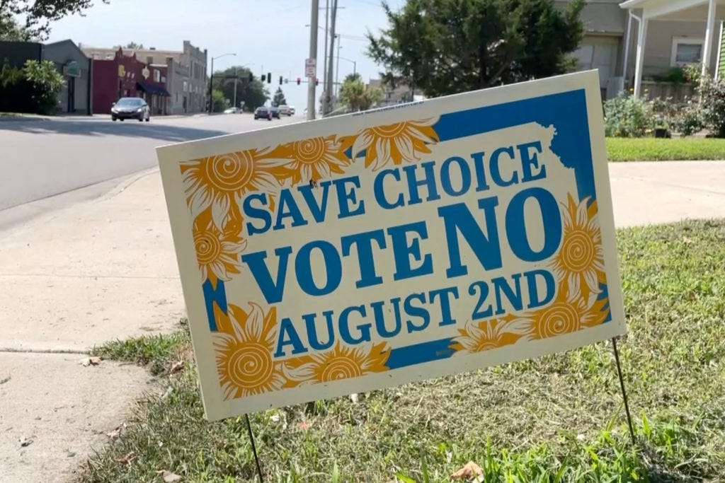 Kansas voters resoundingly defend their access to abortion | PBS NewsHour