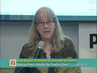 Leah Bolger - President, Veterans for Peace | Center for Media and Democracy