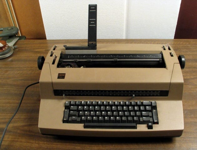 1985 IBM Correcting Selectric III on the Typewriter Database