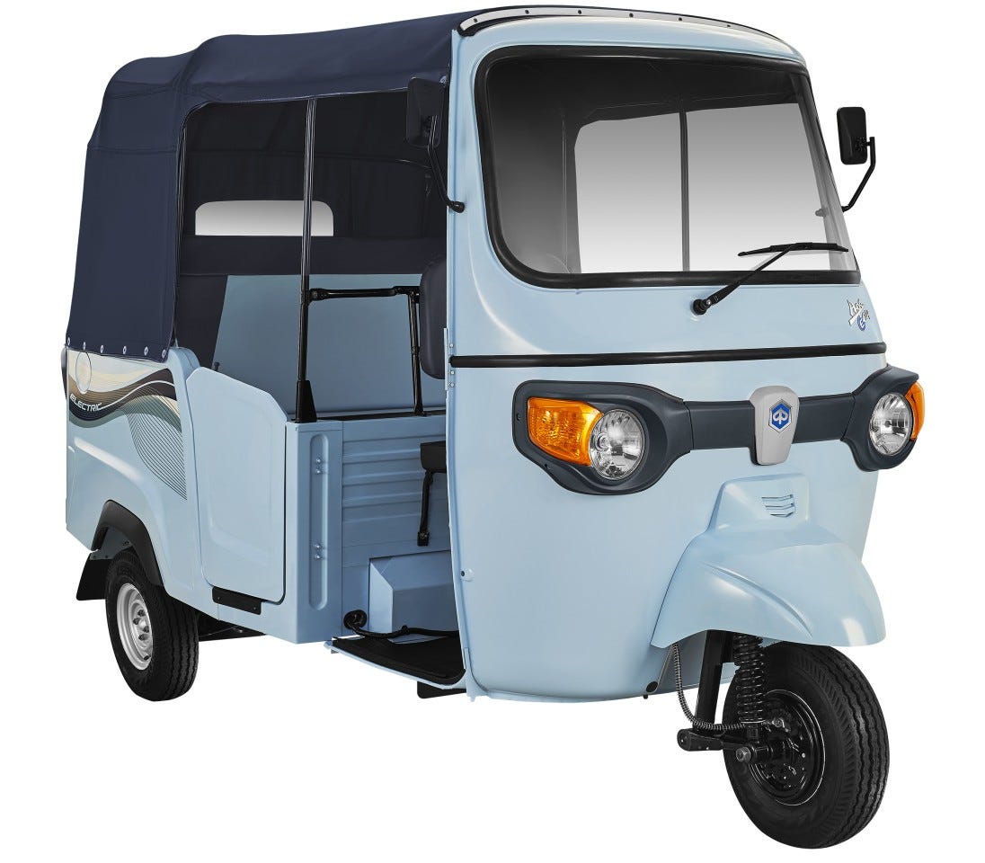 Image result for piaggio ape electric electric 3-wheeler