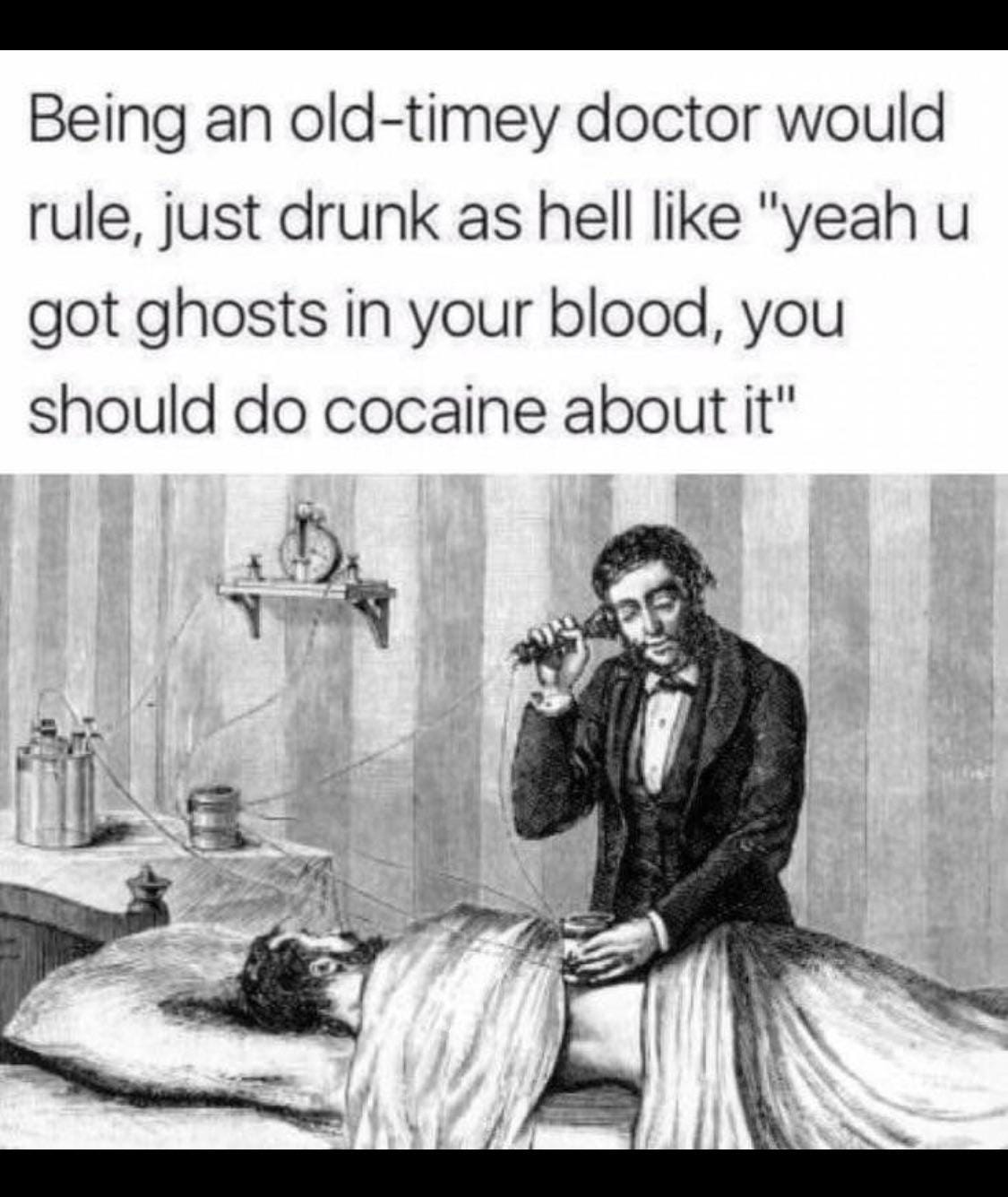 Doctors back in the day : r/funny