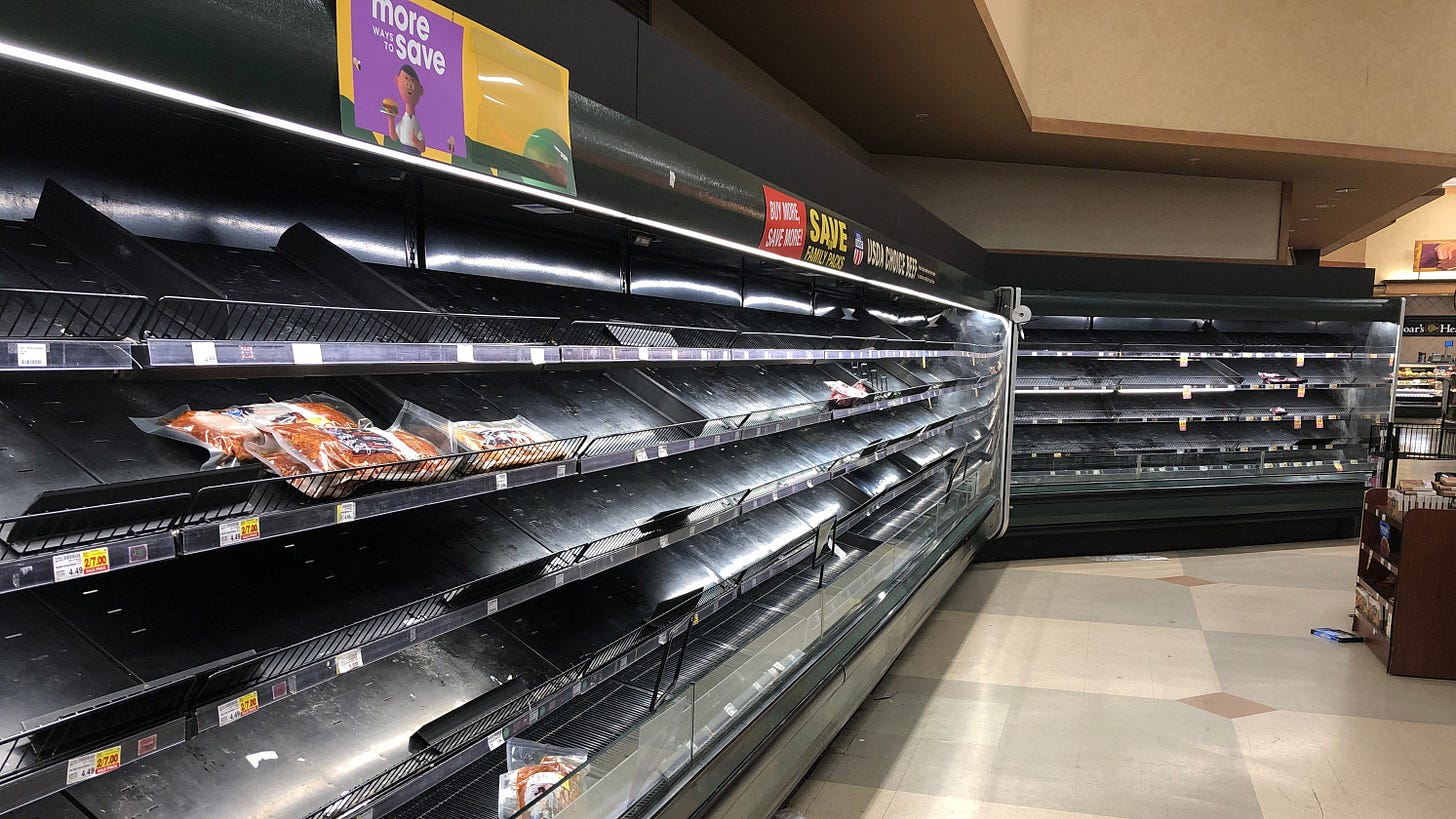Trump: Americans should 'relax,' stop hoarding food, supplies