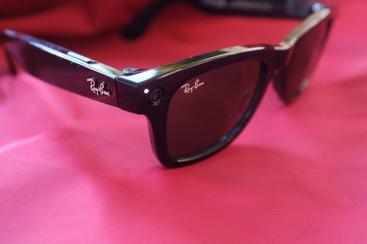 Facebook Ray-Ban Stories smart sunglasses with camera and light