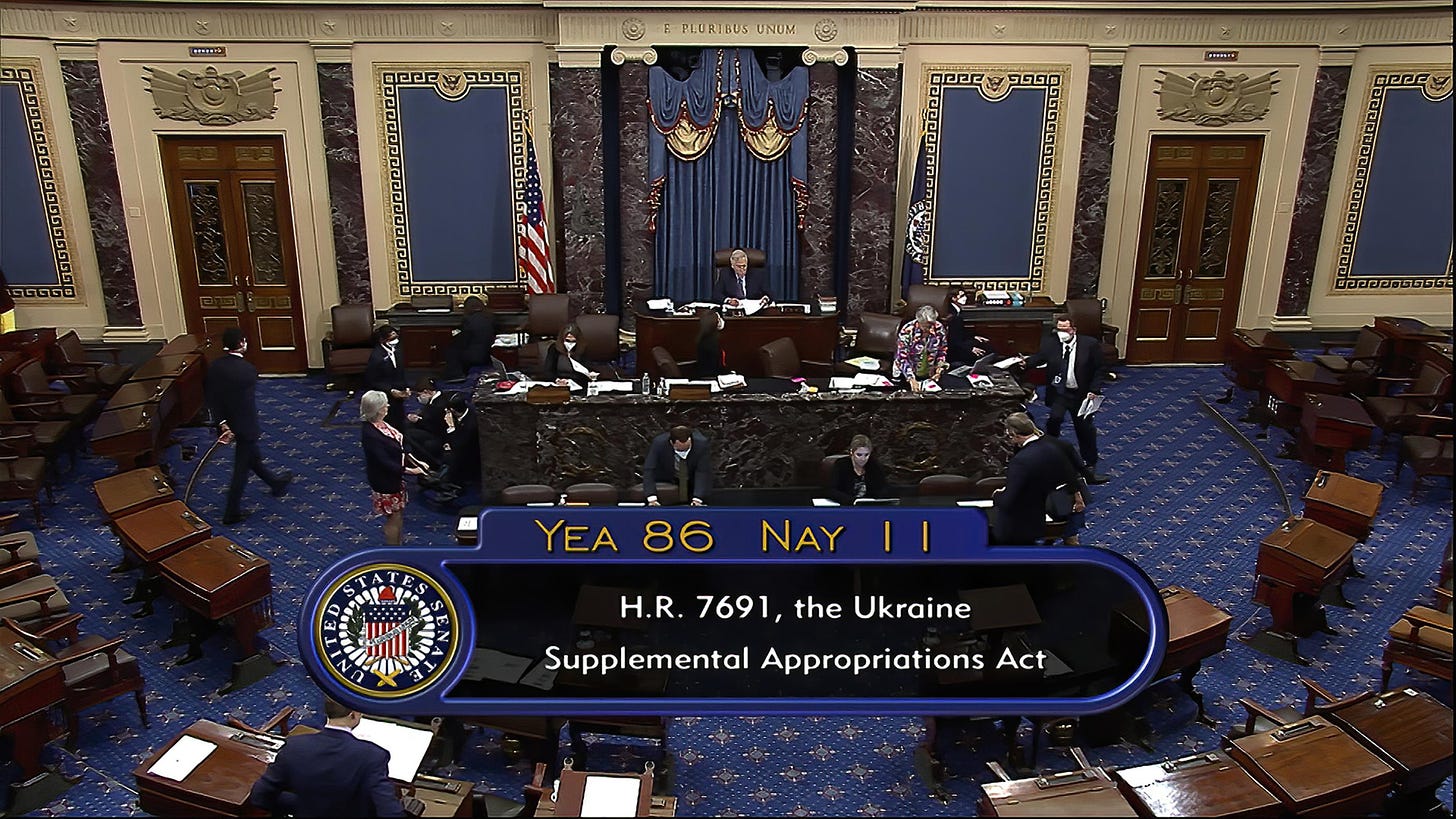 Senate ships $40B Ukraine aid bill to Biden for signature | AP News