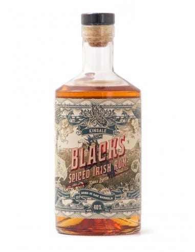 Black's Spiced Irish rum. 