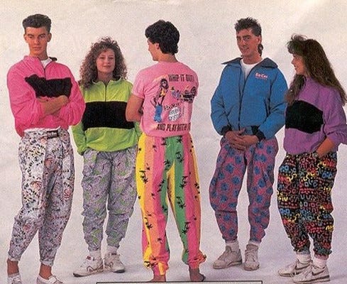 hideous 80s fashion