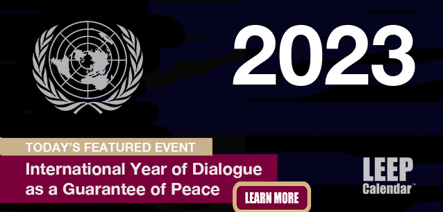 2023 International Year of Dialogue as a Guarantee of Peace