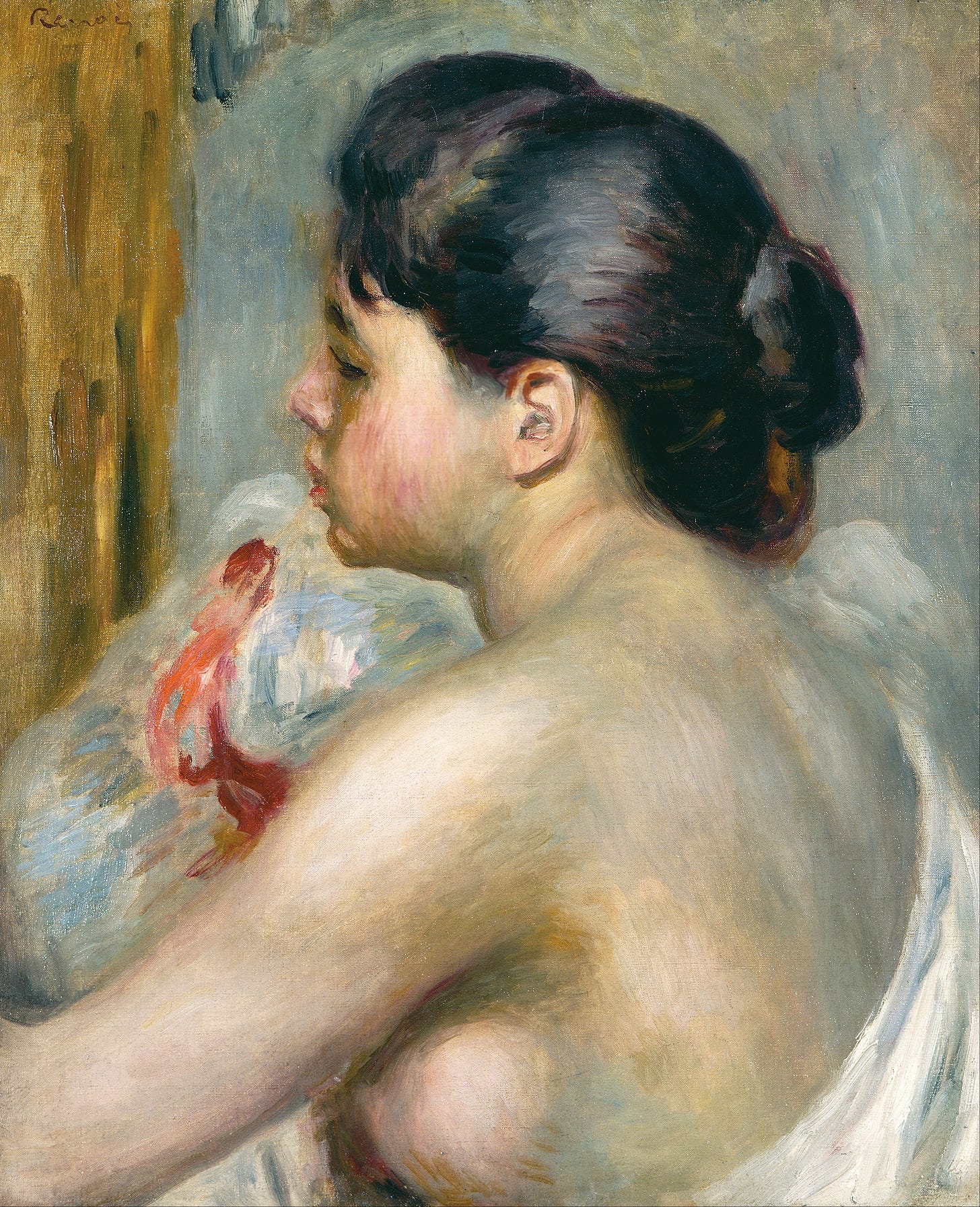 Dark-Haired Woman (1903) by Pierre-Auguste Renoir