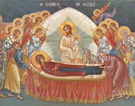 Icon of the Dormition of the Mother of God – F87 | Skete.com