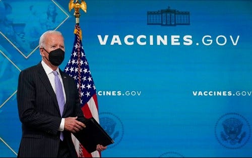 Presiden Joe Biden dan program vaksinasi