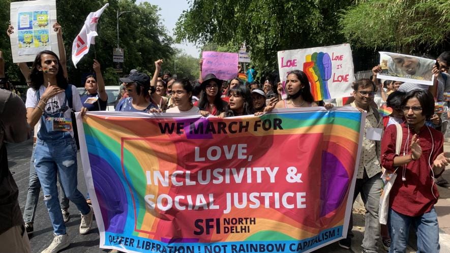 Queer Rights are Human Rights, say Students at ‘Pride March’ in Delhi University