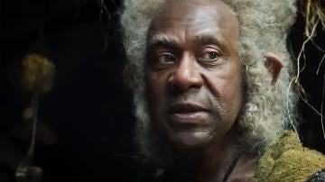 Sir Lenny Henry plays a harfoot, a predecessor of the hobbit, in Amazon’s The Rings of Power