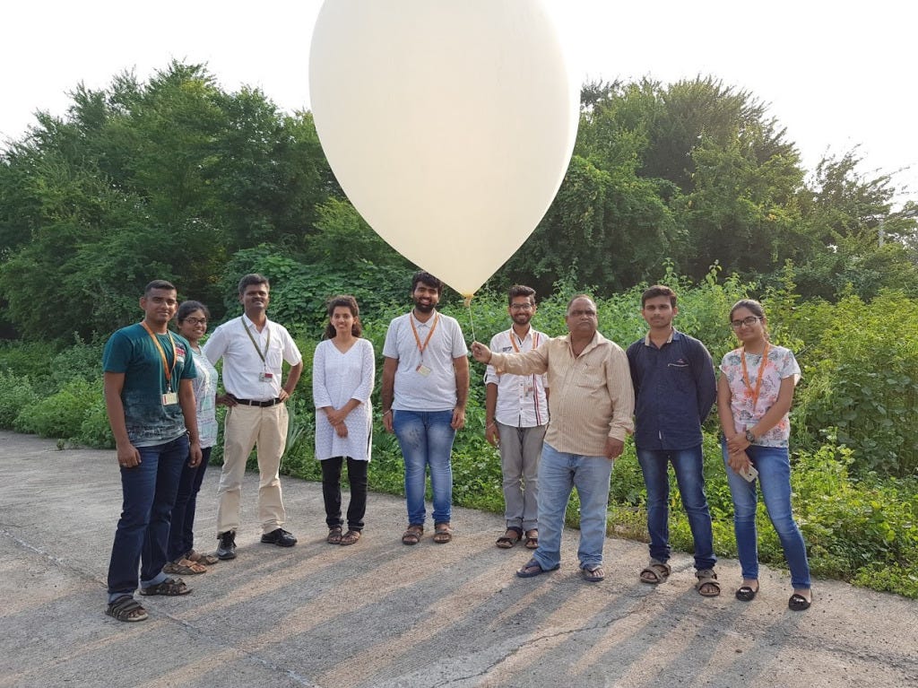New Leap Initiative Team while Flight test for Radiosonde from IMD RSRW