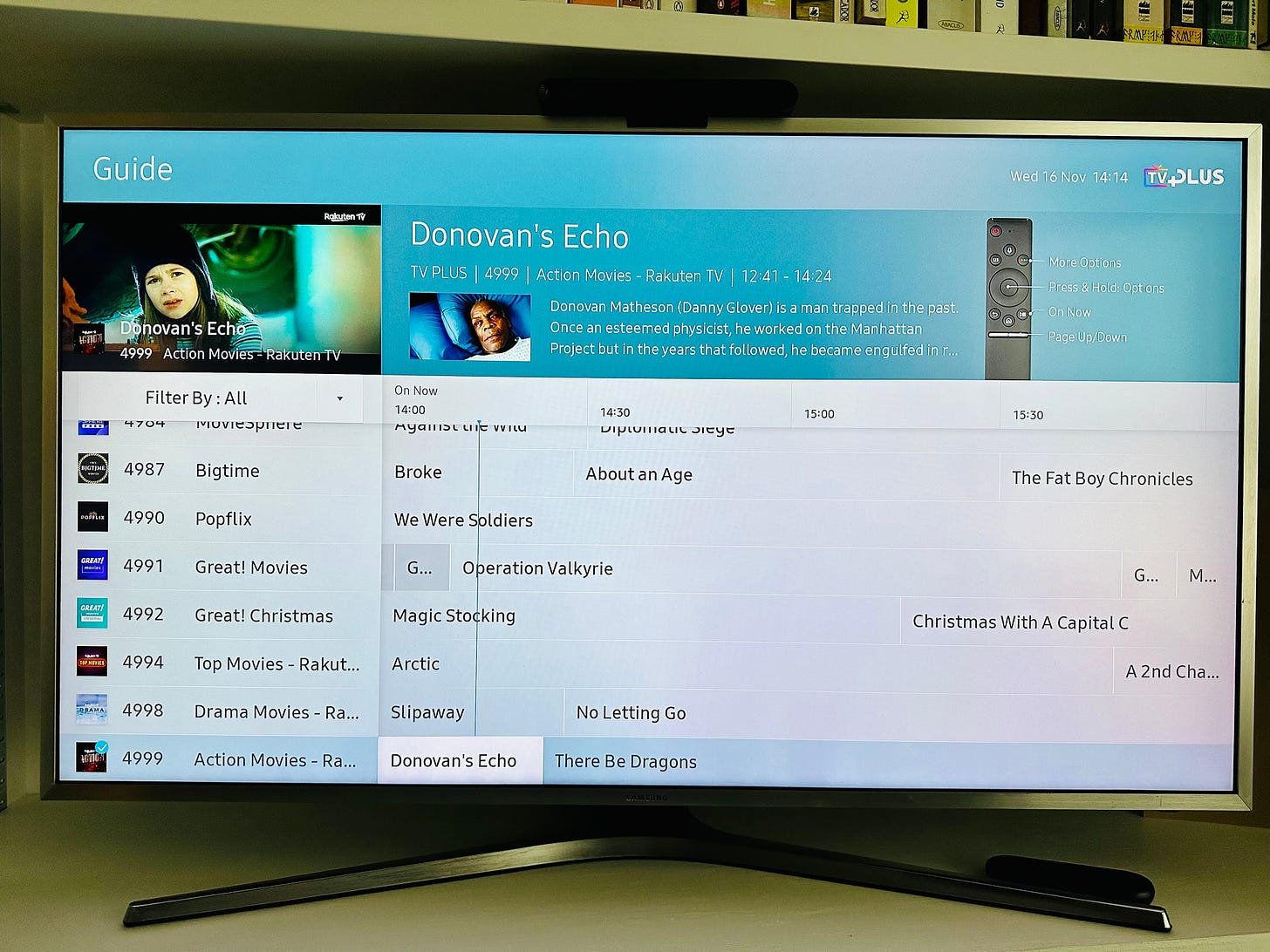 Samsung TV Plus interface