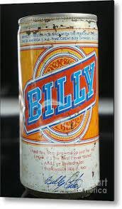 Billy Beer from Billy Carter Metal Print by Douglas Sacha