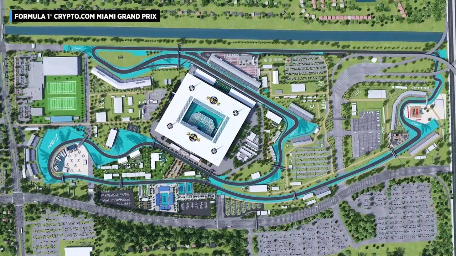Road Closures Ahead Of Formula 1 Miami Grand Prix At Hard Rock Stadium –  CBS Miami