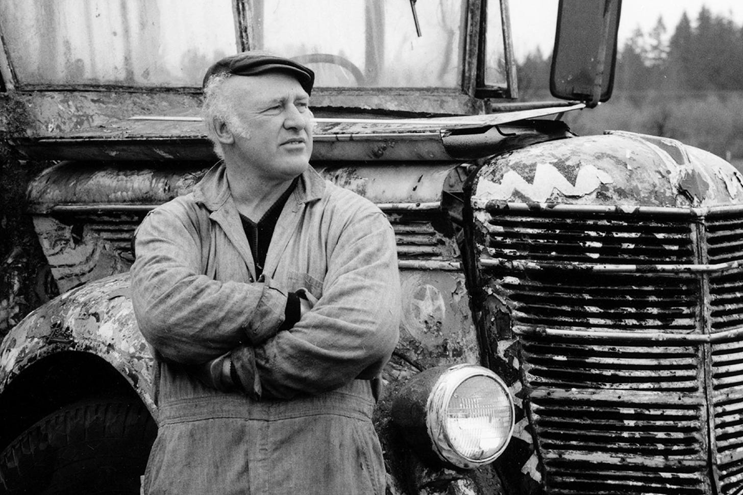 Ken Kesey in black and white
