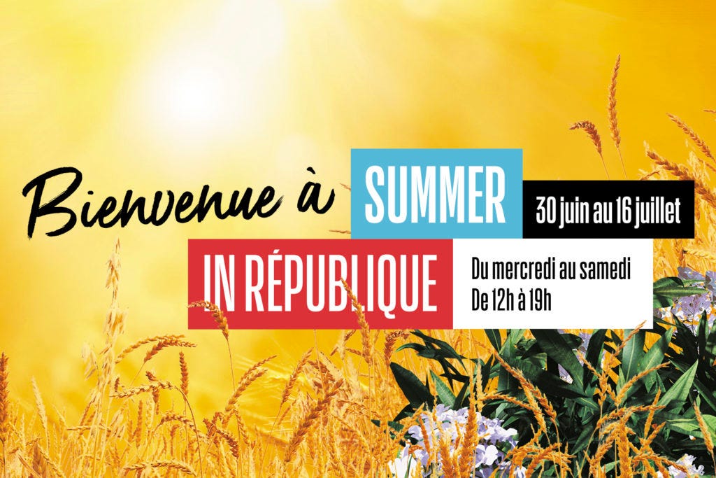 Summer in République 2022, le spot de l'été du 30 juin au 16 juillet