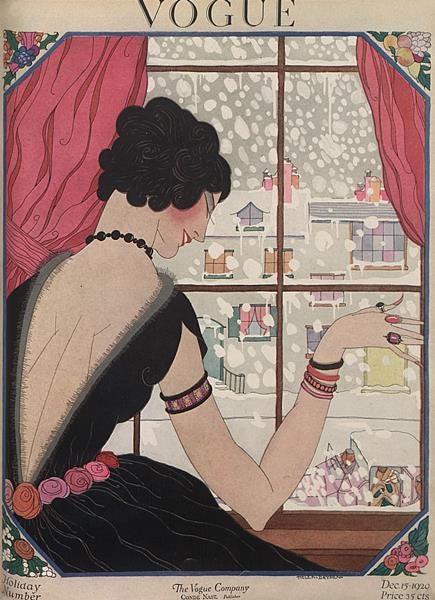 Newsletter Tamara Tossi portada Vogue 15 diciembre 1920