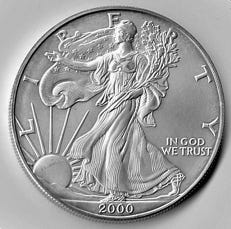 Silver Eagle(United States) Français : monnaie...