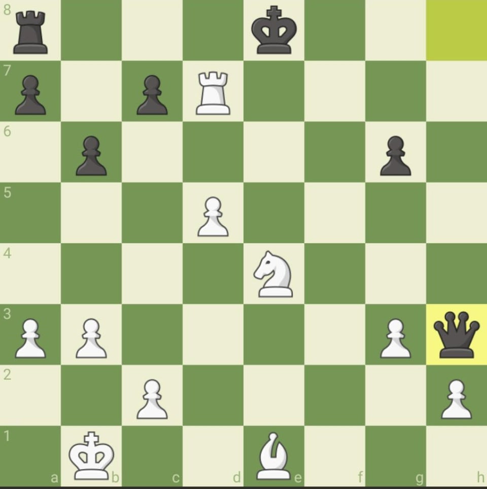 r/chess - White to play and achieve greatness in 3 moves. Taken from a real game of mine.