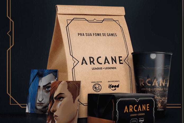 Riot Games abrirá restaurantes em parceria com o iFood para promover Arcane