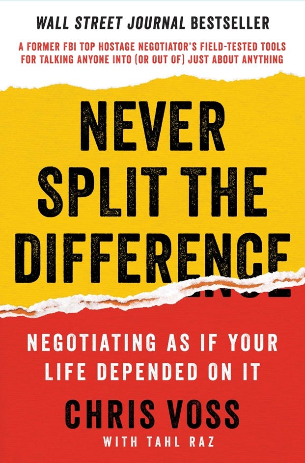 Never Split the Difference: Negotiating As If Your Life Depended On It:  Voss, Chris, Raz, Tahl: 9780062407801: Books - Amazon.ca