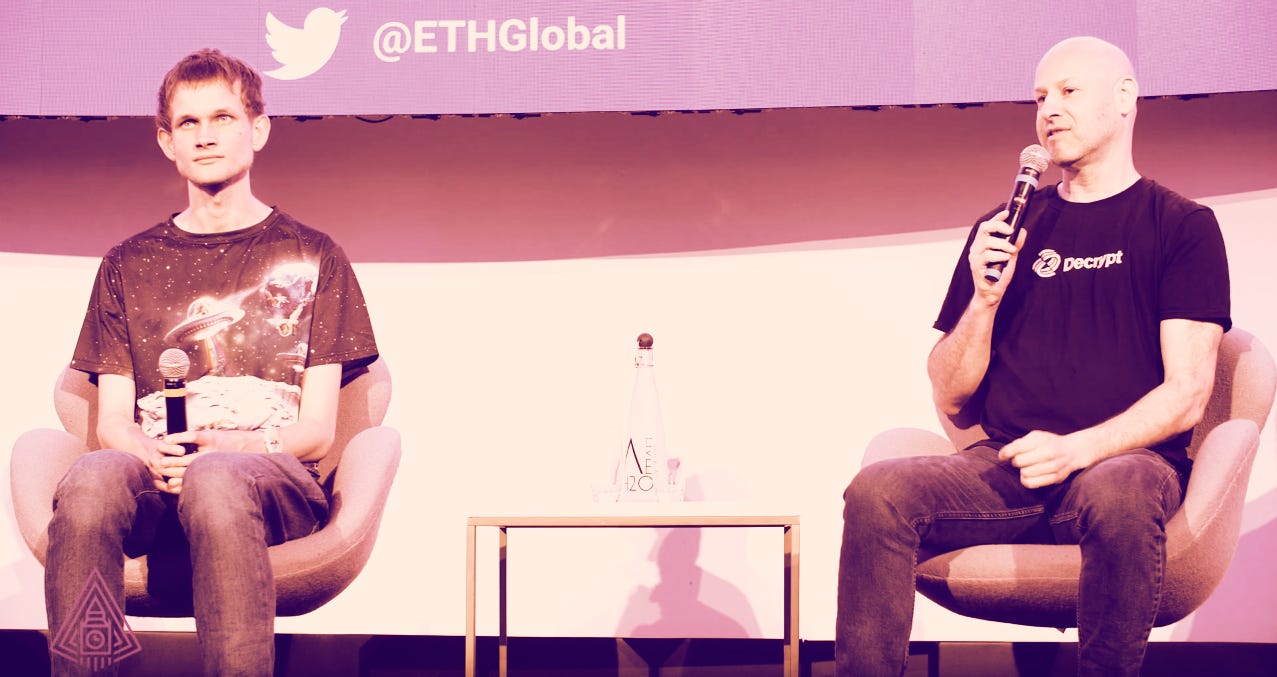 Vitalik Buterin and Joe Lubin explore the future of Ethereum - Decrypt