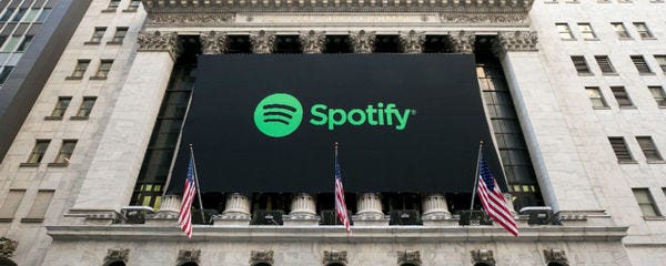 Spotify ended 2021 with 406m active users and 180m subscribers
