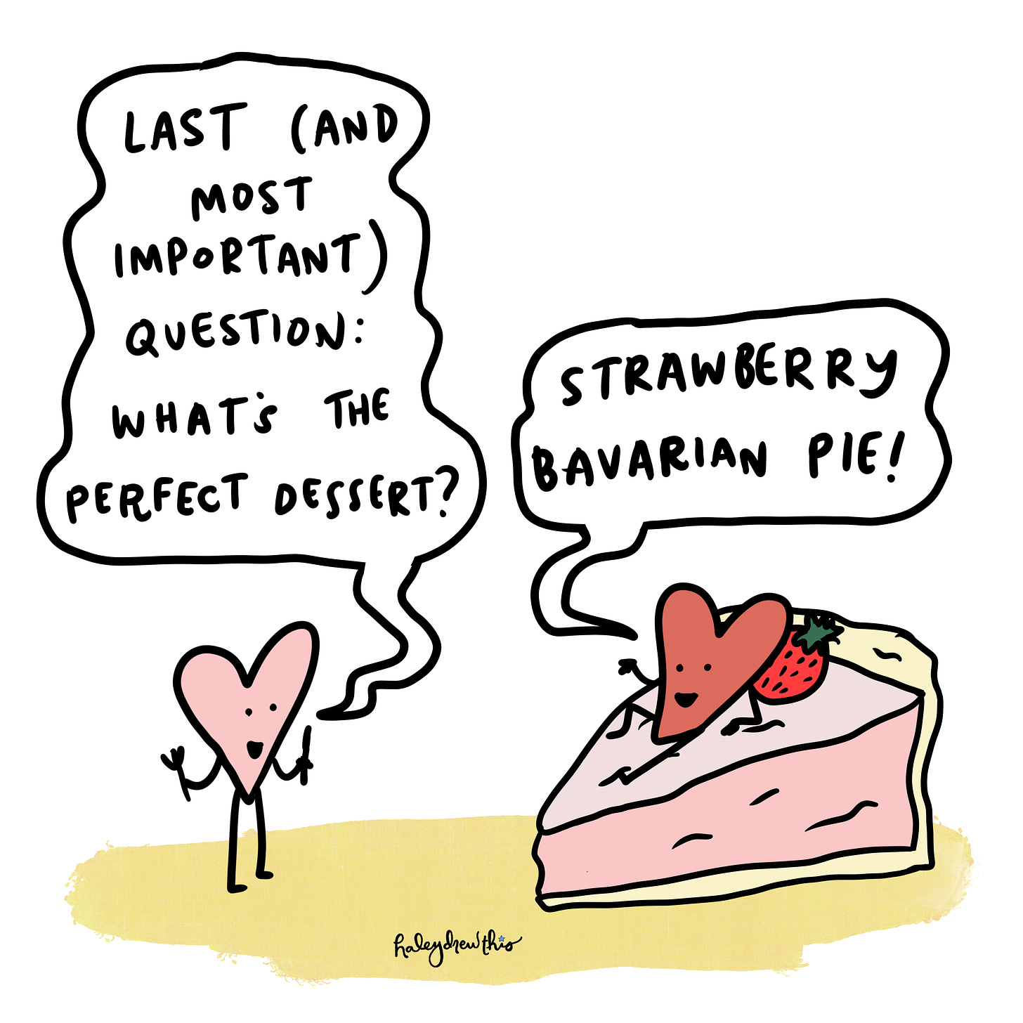 Is there a perfect dessert? What is it? Strawberry Bavarian Pie